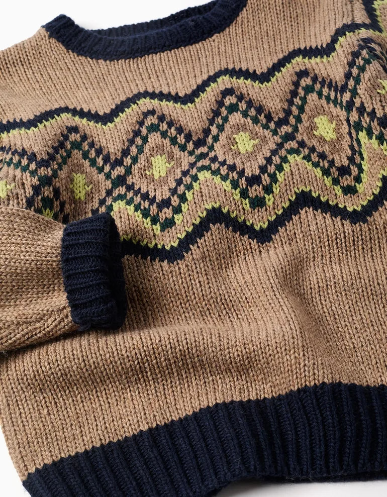 Sweater Knit, Beige - 2