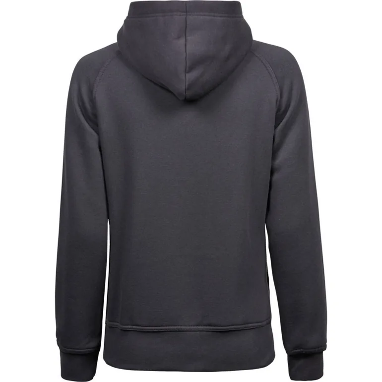Tee Jays Womens/Ladies Hooded Sweatshirt - Dark Grey - 1