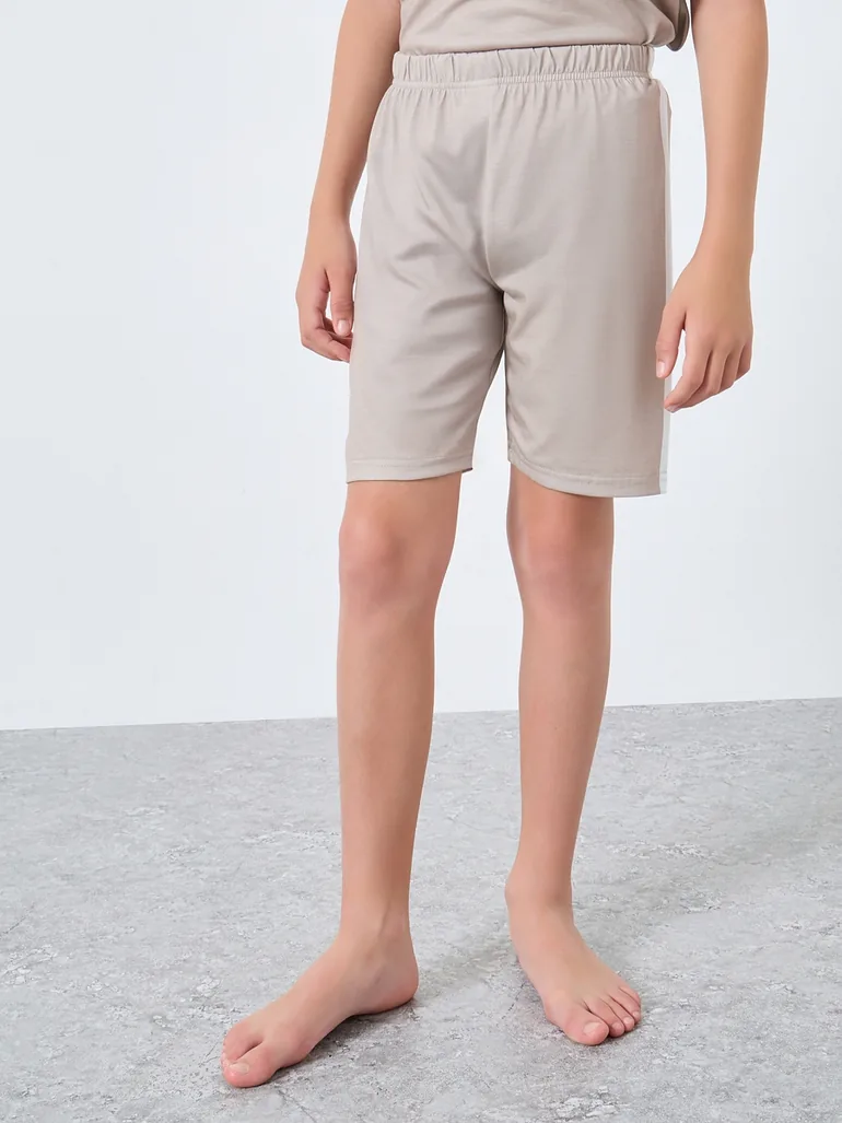 Teen Drop Shoulder T-Shirt and Shorts Set - 4