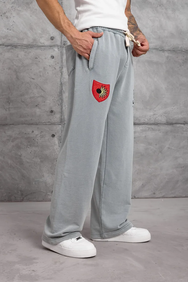 NOMARC Printed Wide-Leg Drawstring Joggers
