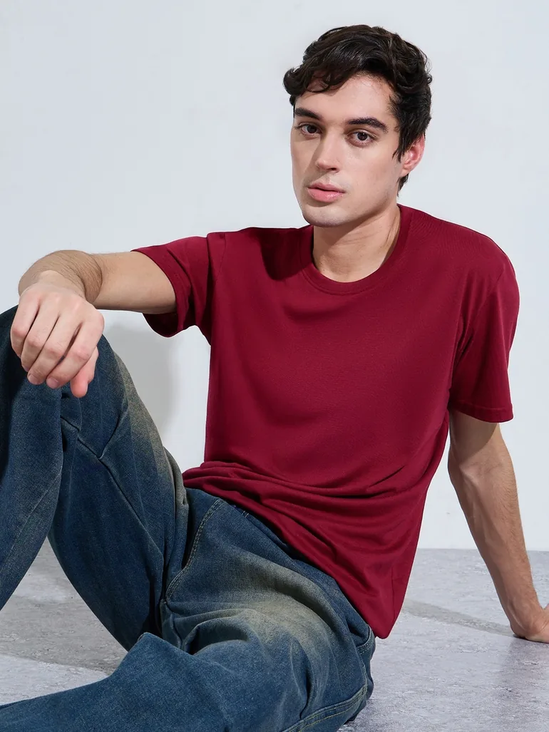 Men Regular Fit Cotton Rich Jersey T-Shirt