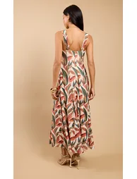 Carlotta Leaf Print Maxi Dress Vicky Pattison EDIT - 4
