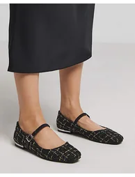 Mary Jane Ballerina Shoes Wide Fit