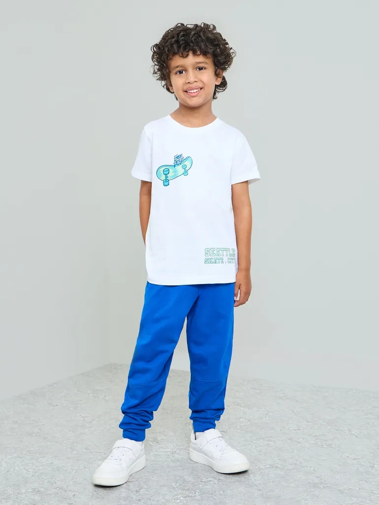 Boys Graphic Print Cotton T-Shirt