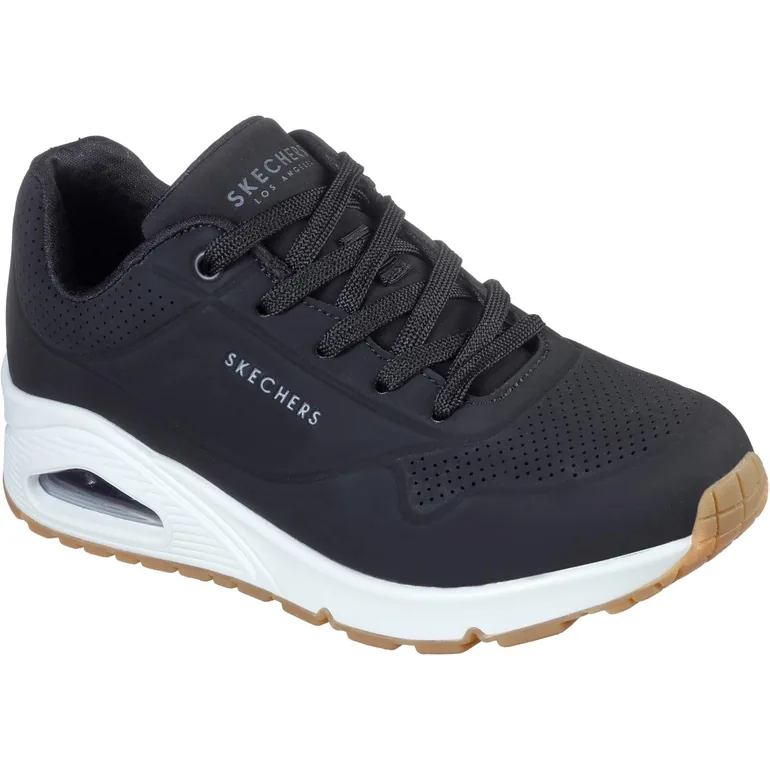 Skechers Womens/Ladies Uno Stand On Air Trainers - Black