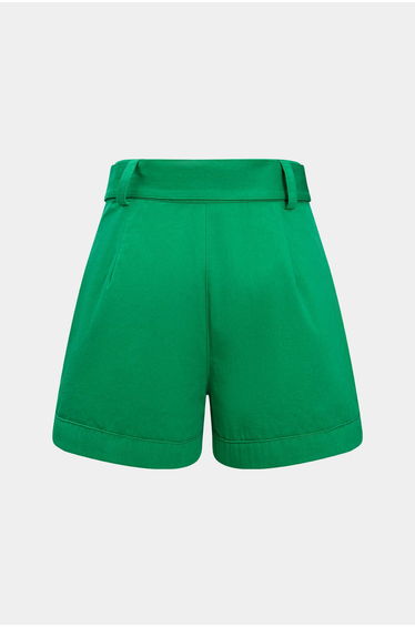 Solid Belted Shorts product thumbnail 2