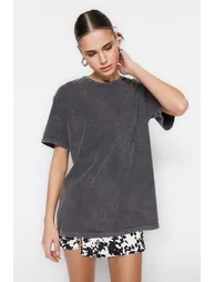 T-Shirt - Black - Boyfriend - 1
