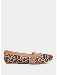 Animal Print Ballerina Shoes - 1