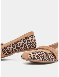Animal Print Ballerina Shoes - 3