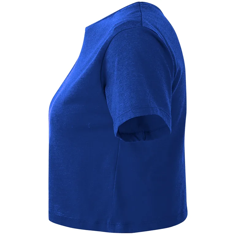 TriDri Womens/Ladies TriDri Crop Top - Royal - 2