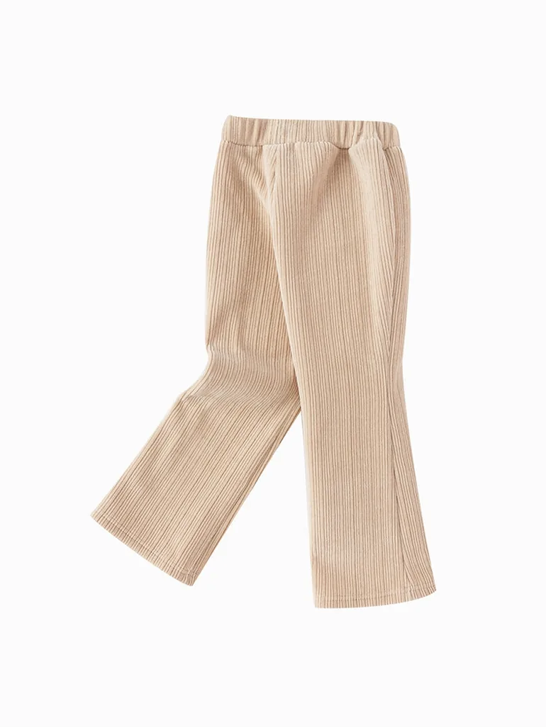 Girls' Ribbed Curdoroy Pants - 1