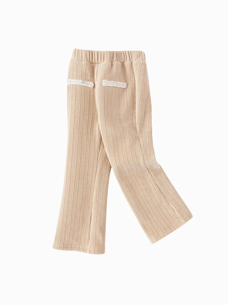 Girls' Ribbed Curdoroy Pants
