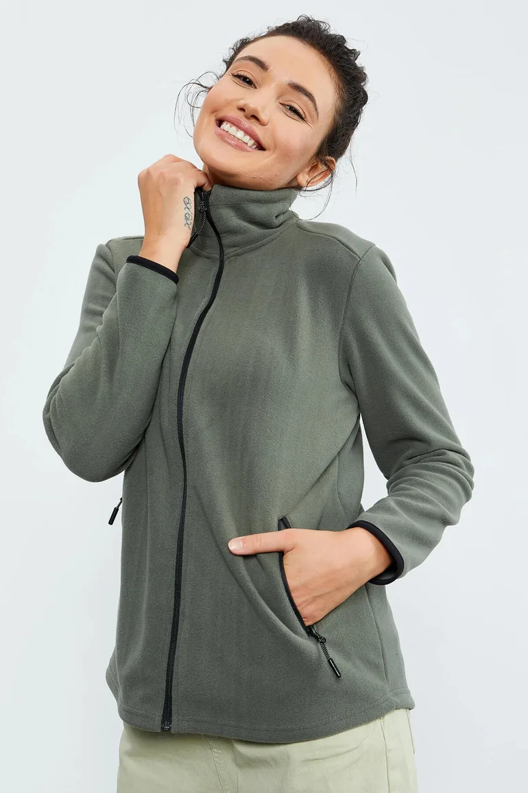 TOMMY Women's Plush Zip-Front Sweatshirt - 4