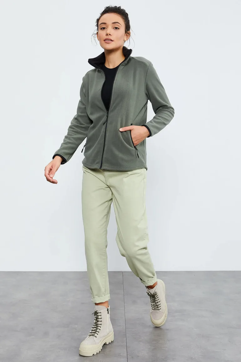 TOMMY Women's Plush Zip-Front Sweatshirt - 3