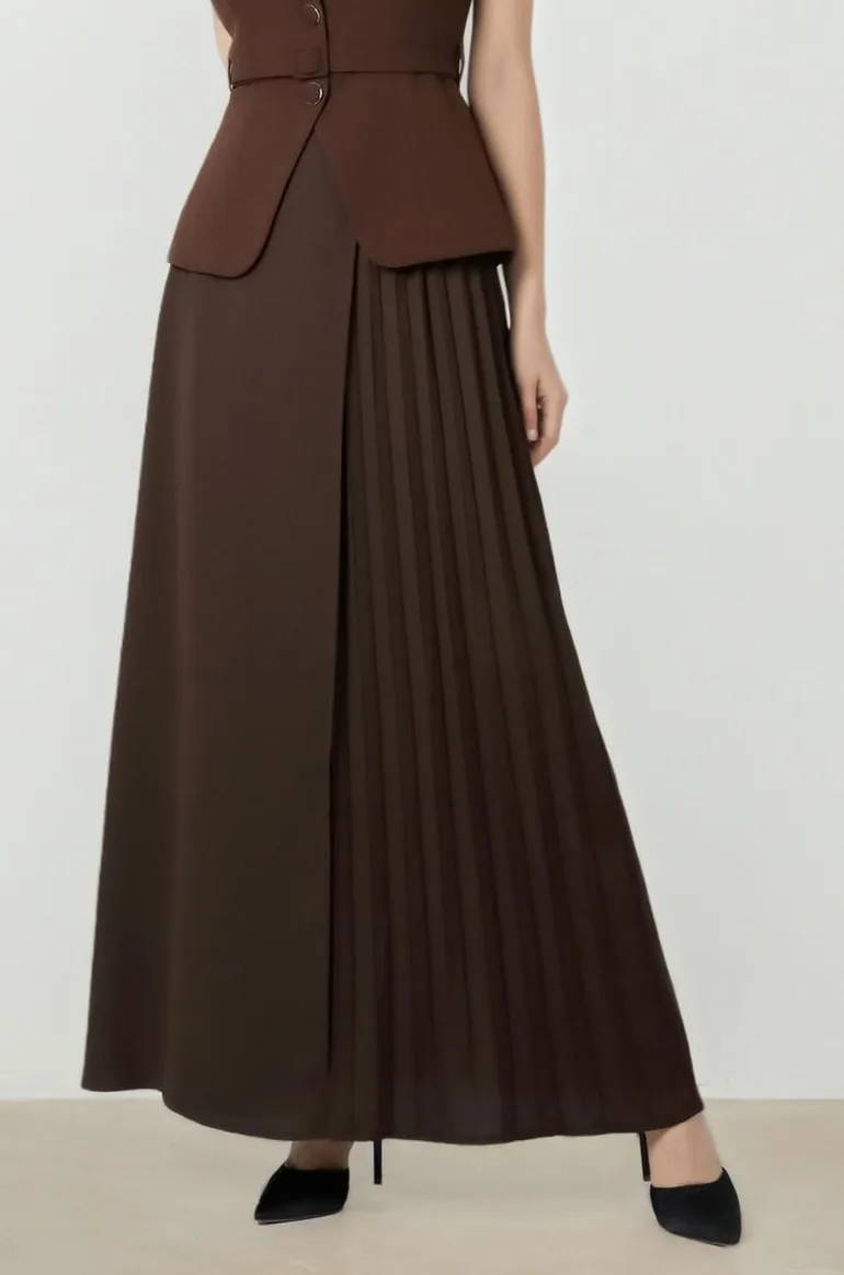 Wrap Flowy Skirt - 2