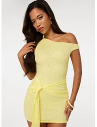 Tie Lace Dress - 2