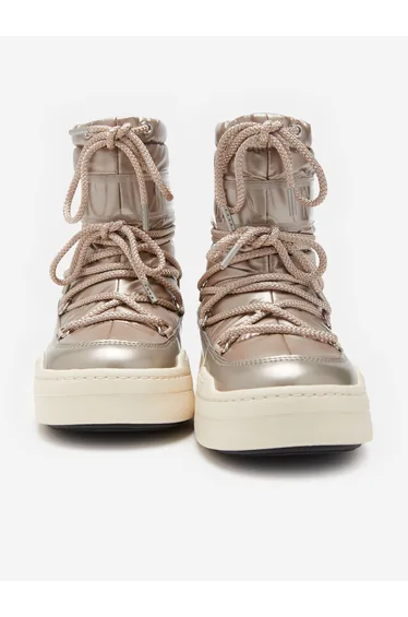 Moon Boot Girls JR Park Boots in Rose Gold