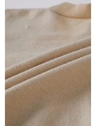 Floral Embroidery Button-Up Knit Cardigan in Oatmeal for Casual Brunch & Weekend Outings - 5