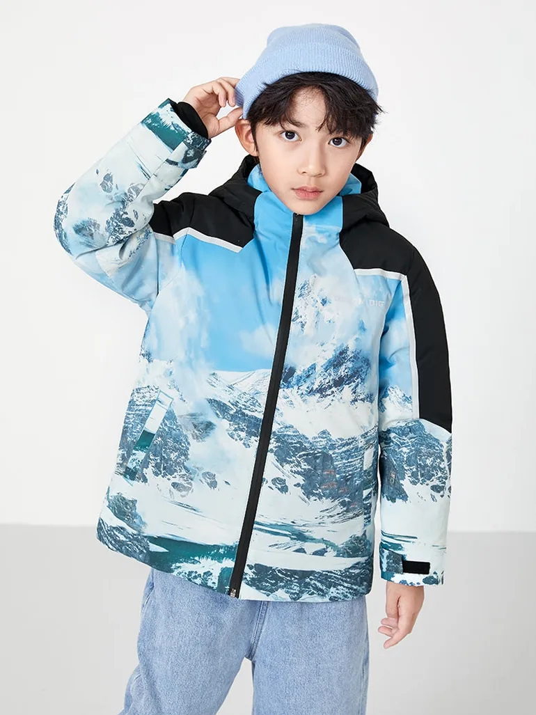Boys' Printed Puffer Jacket