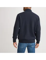 Lambswool Zip-Up Cardigan - 3