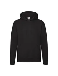 Fruit of the Loom Mens Premium Hoodie - Black