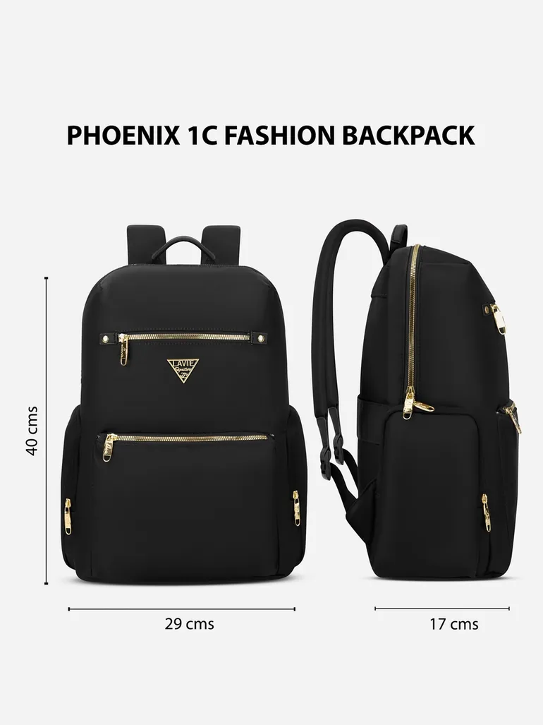 Women Black Phoenix Backpack - 6