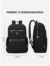 Women Black Phoenix Backpack - 6