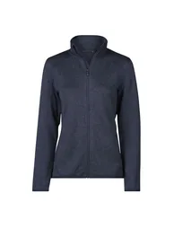 Tee Jays Womens/Ladies Full Zip Aspen Jacket - Navy Melange - 1