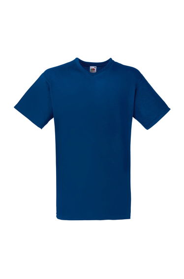 Fruit Of The Loom Mens Valueweight V-Neck, Short Sleeve T-Shirt - Navy