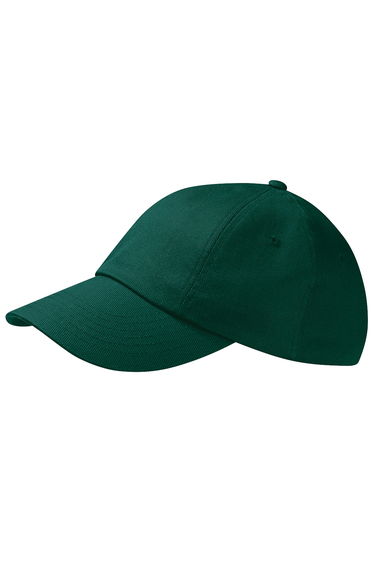 Beechfield Unisex Low Profile Heavy Cotton Drill Cap / Headwear - Bottle Green