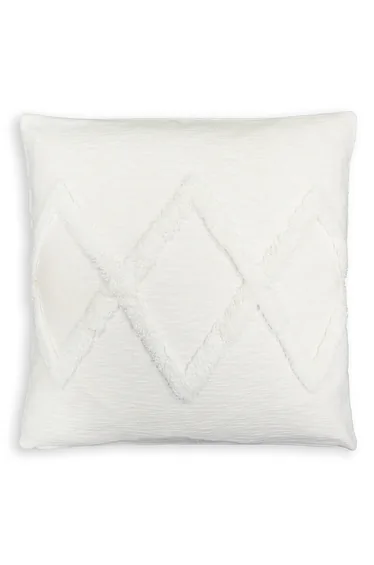 غطاء وسادة قطني بزخرفة نافرة