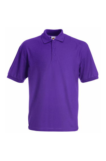 Fruit Of The Loom Childrens/Kids Unisex 65/35 Pique Polo Shirt (Pack of 2) - Purple