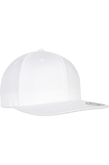 Flexfit by Yupoong Unisex Organic Cotton Snapback Cap - White