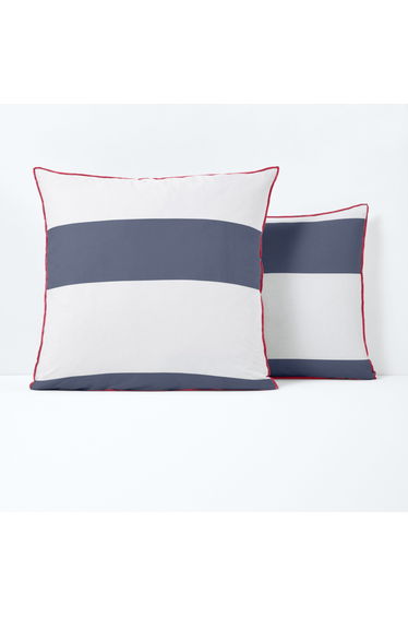 YACHT Striped Cotton Pillowcase