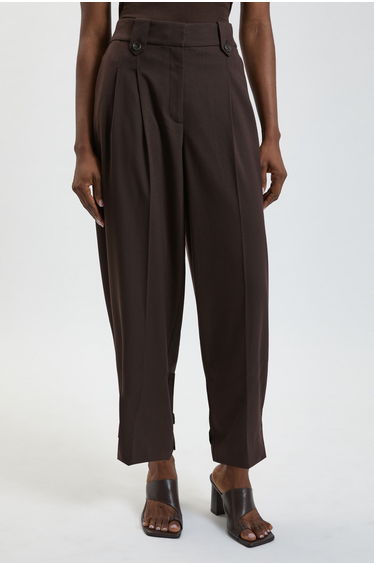 Petite Herringbone Texture Utility Trousers product thumbnail 3