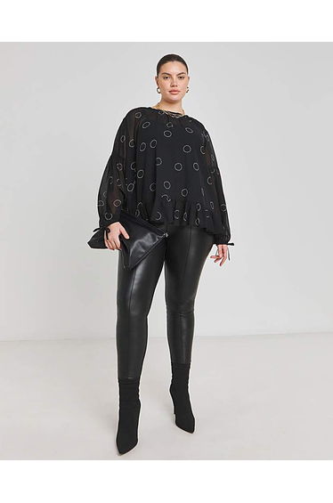 Spot Romantic Georgette Blouse