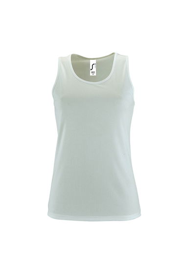 SOLS Womens/Ladies Sporty Performance Sleeveless Tank Top - White