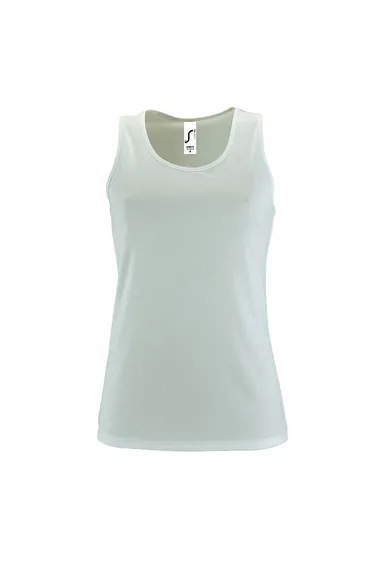 SOLS Womens/Ladies Sporty Performance Sleeveless Tank Top - White