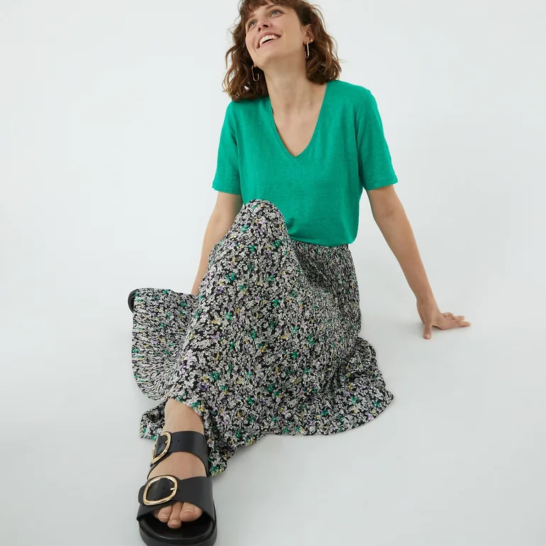 Les Signatures - Leather Double Buckle Mules - 5