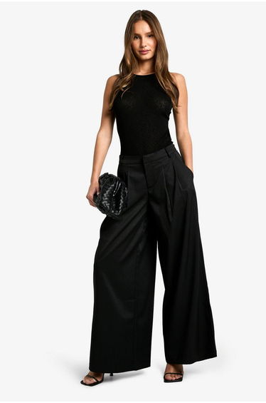 Tailored Extreme Wide Leg Trousers