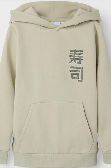 Hoodie with Chest and Back Print
