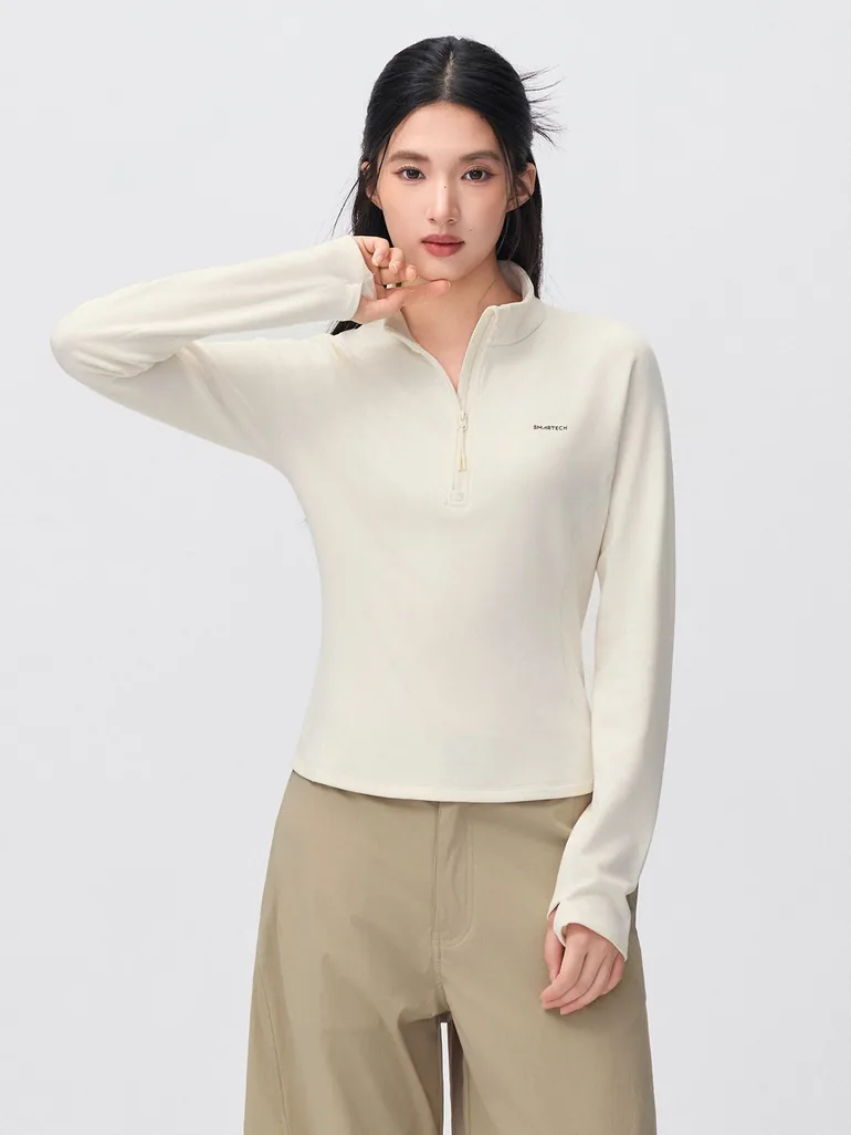 Women's Smartech Quarter-Zip Stand-Collar Top - 2