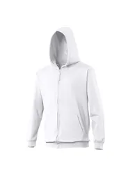 Awdis Kids Unisex Hooded Sweatshirt / Hoodie / Zoodie - Arctic White - 2