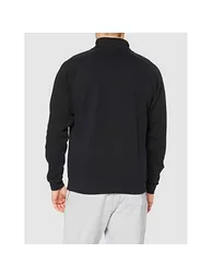 Fruit Of The Loom Mens Premium 70/30 Zip Neck Sweatshirt - Black - 2