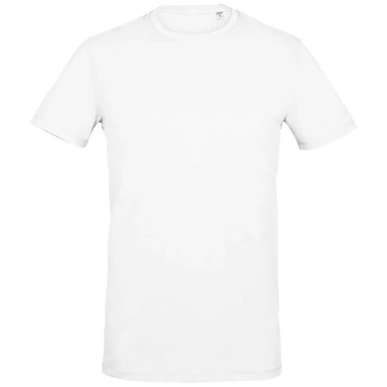 SOLS Mens Millenium Stretch T-Shirt - White