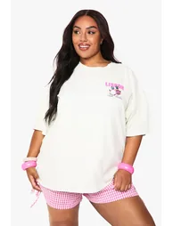 PLUS LISBON FRUIT OVERSIZED T-SHIRT - lemon - 2