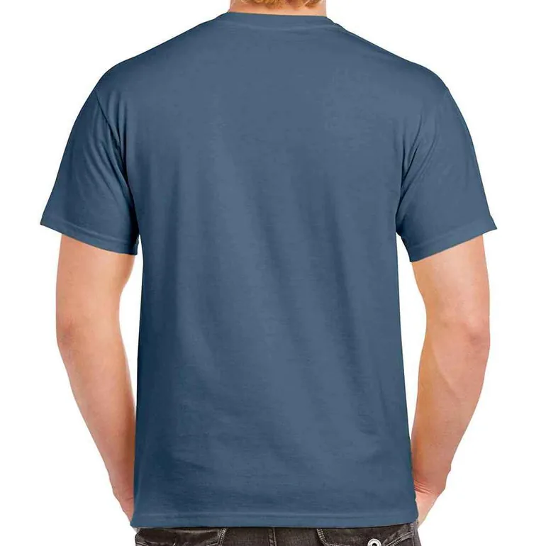 Gildan Mens Heather Heavy T-Shirt - Indigo - 1
