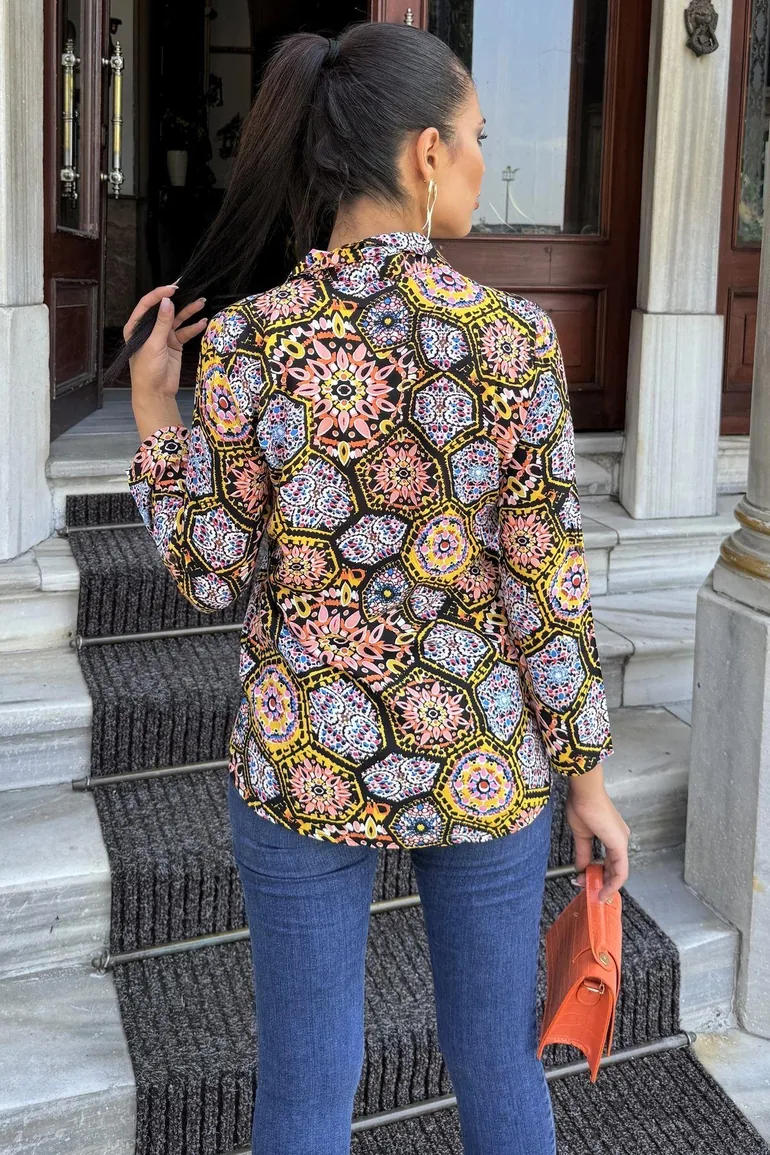 Multi Digital Long Shirt - 4