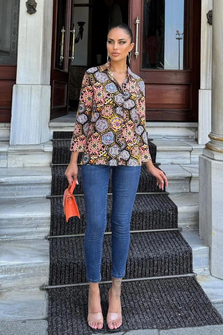 Multi Digital Long Shirt - 2