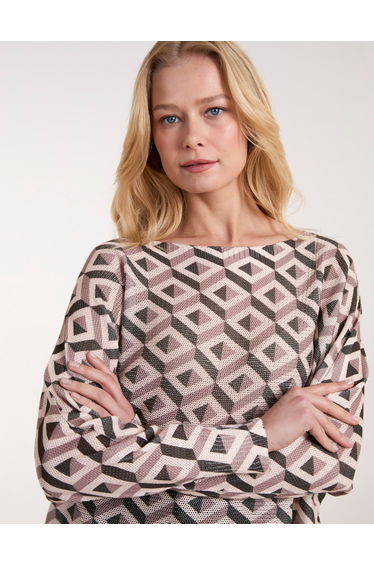 Geometric Print Top product thumbnail 4